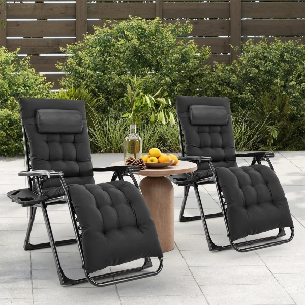 Zero Gravity Recliner Patio Lounge Chair