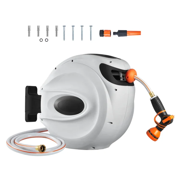 Retractable Hose Reel 180° Swivel